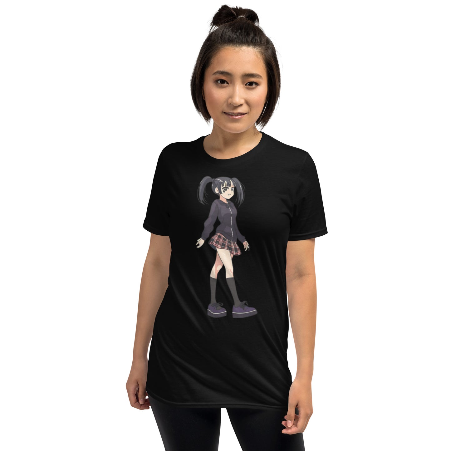 ANIME GOTH GIRL SHORT SLEEVE UNISEX TEE