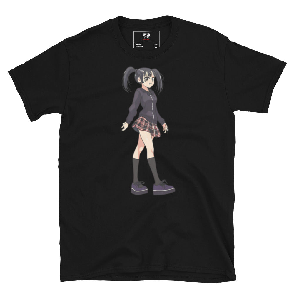 ANIME GOTH GIRL SHORT SLEEVE UNISEX TEE