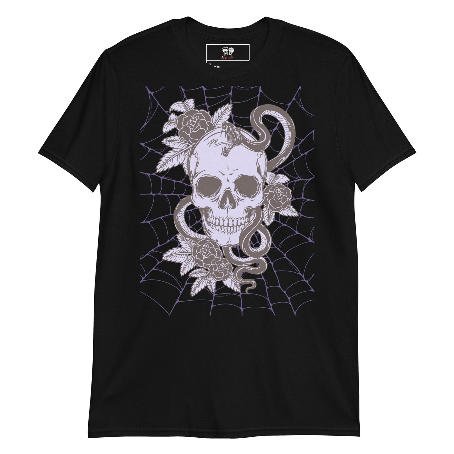PURPLE SKULL & SNAKE SHORT SLEEVE UNISEX TEE
