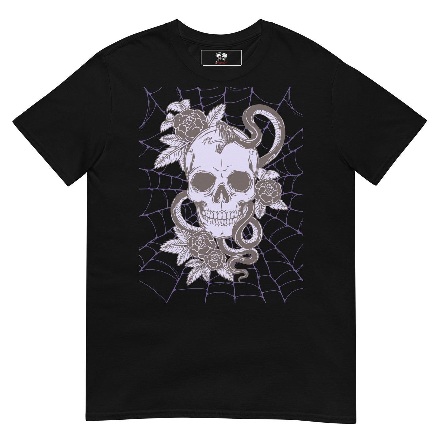 PURPLE SKULL & SNAKE SHORT SLEEVE UNISEX TEE