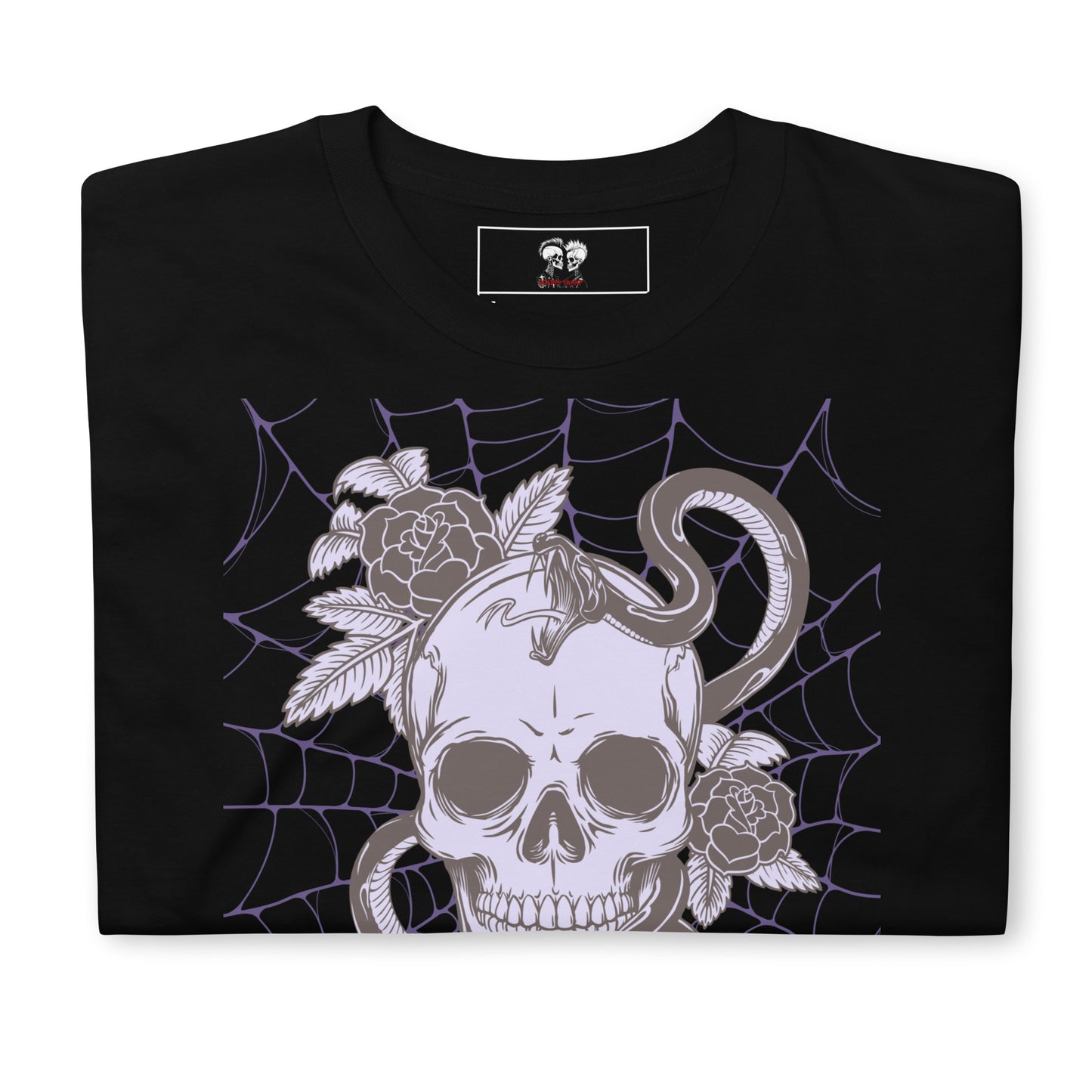 PURPLE SKULL & SNAKE SHORT SLEEVE UNISEX TEE