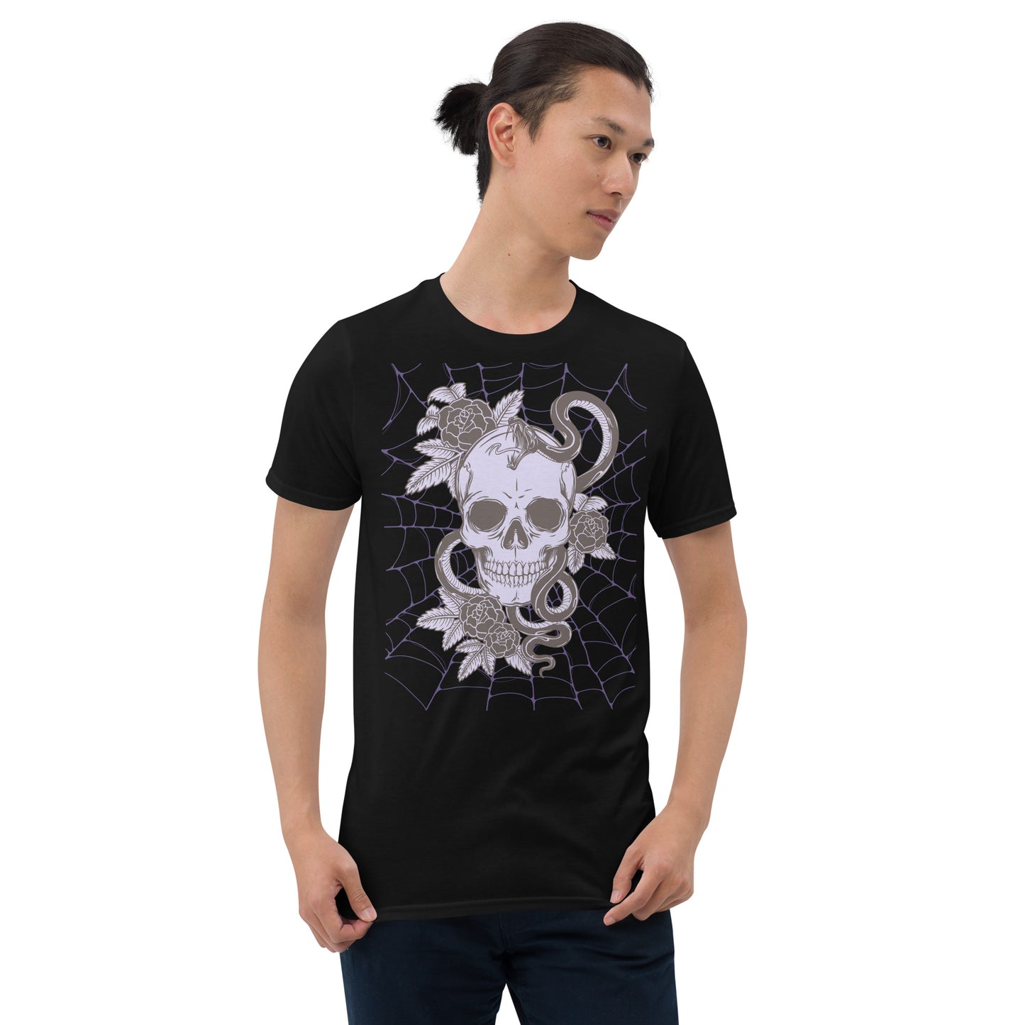 PURPLE SKULL & SNAKE SHORT SLEEVE UNISEX TEE