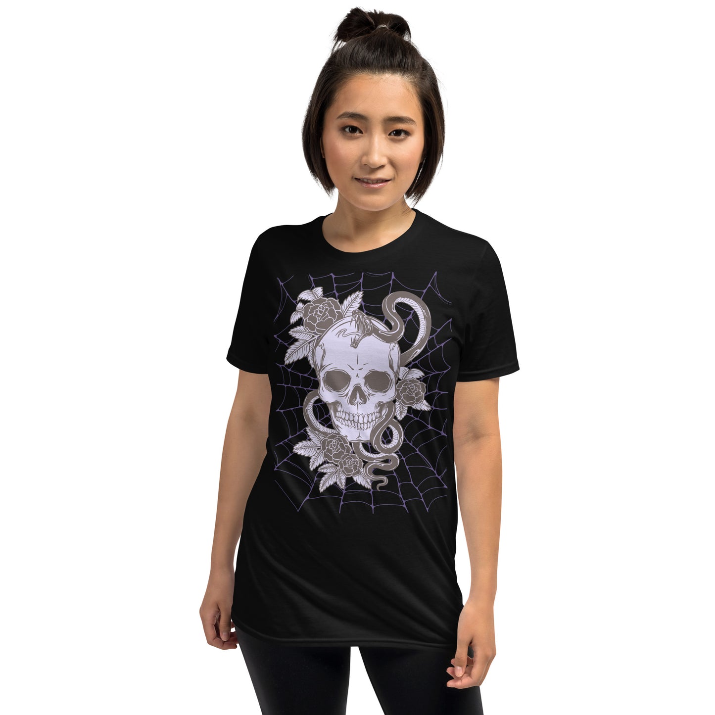 PURPLE SKULL & SNAKE SHORT SLEEVE UNISEX TEE