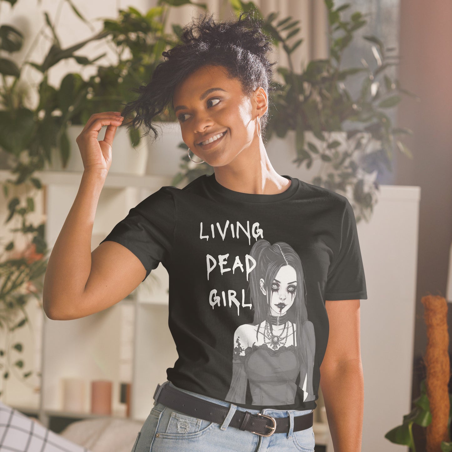 LIVING DEAD GIRL SHORT SLEEVE UNISEX TEE