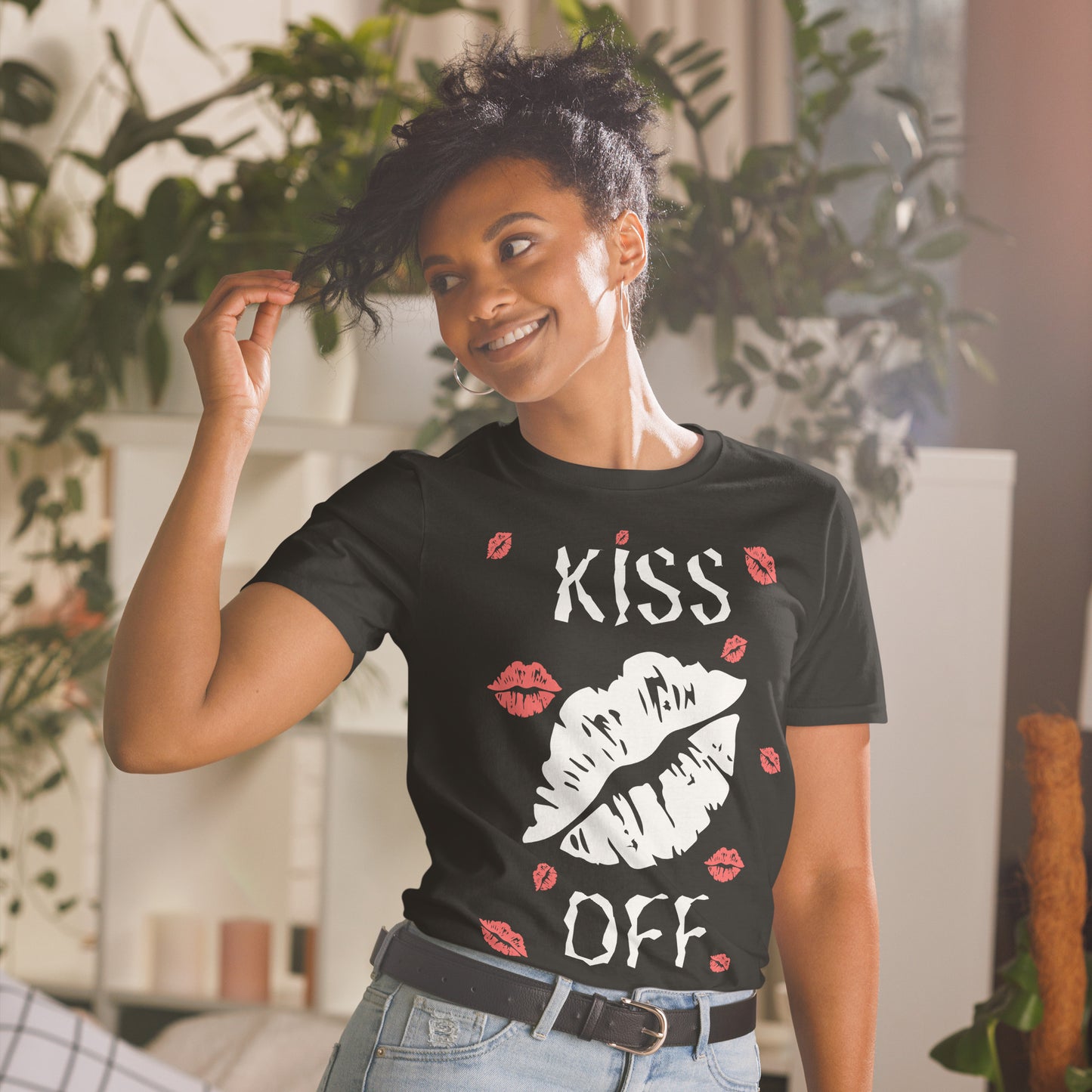 KISS OFF SHORT SLEEVE UNISEX TEE