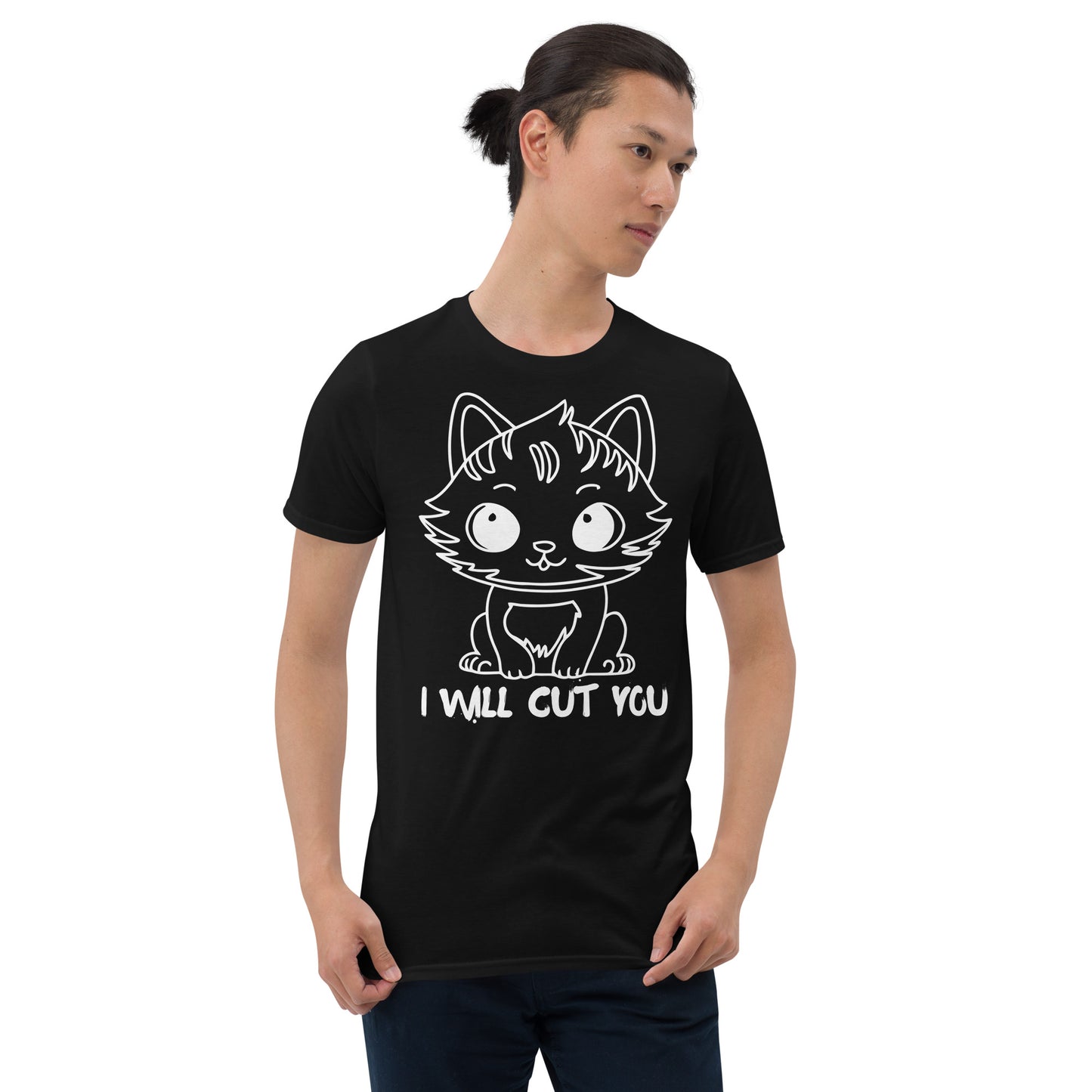 I WILL CUT YOU SHORT SLEEVE TEE