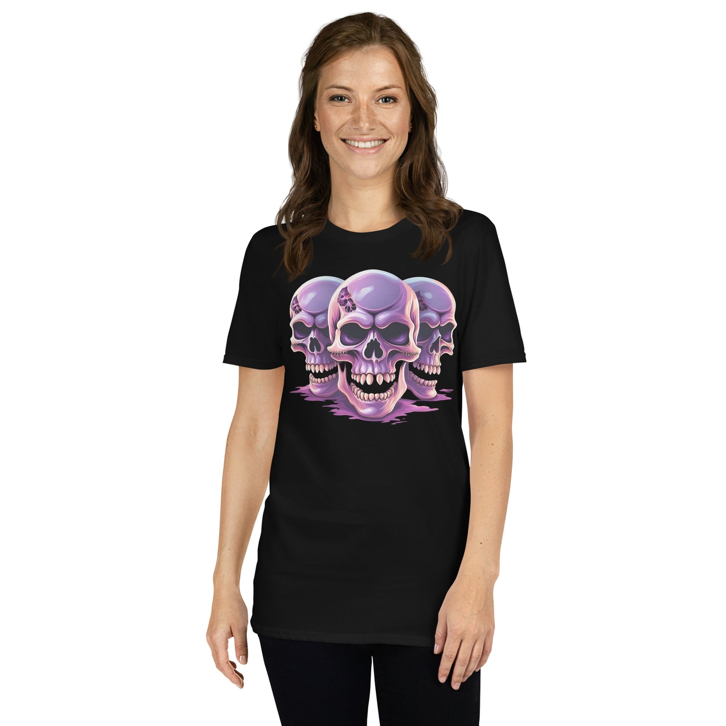 TRES SKULLS SHORT SLEEVE UNISEX TEE