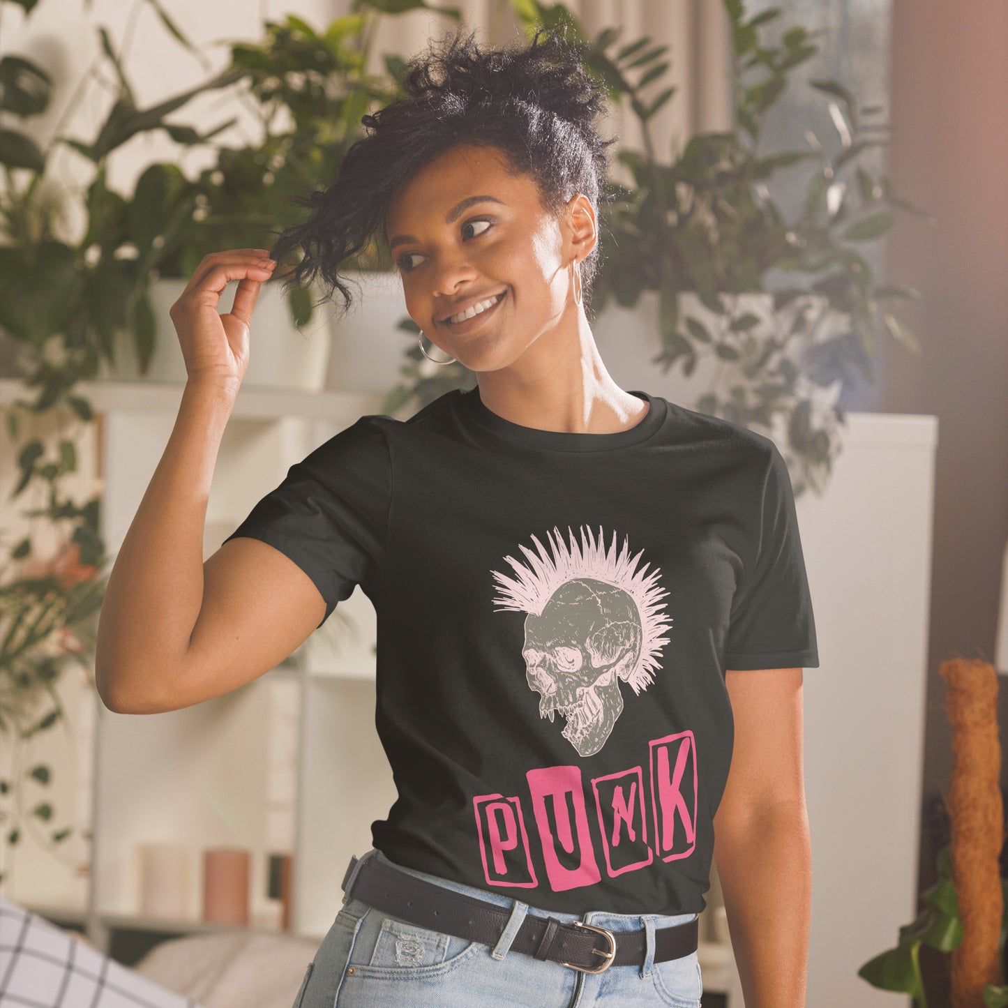 PUNK IS PINK SHORT SLEEVE UNISEX TEE