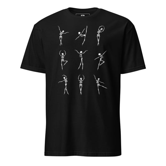 DANCING SKELETONS SHORT SLEEVE UNISEX TEE