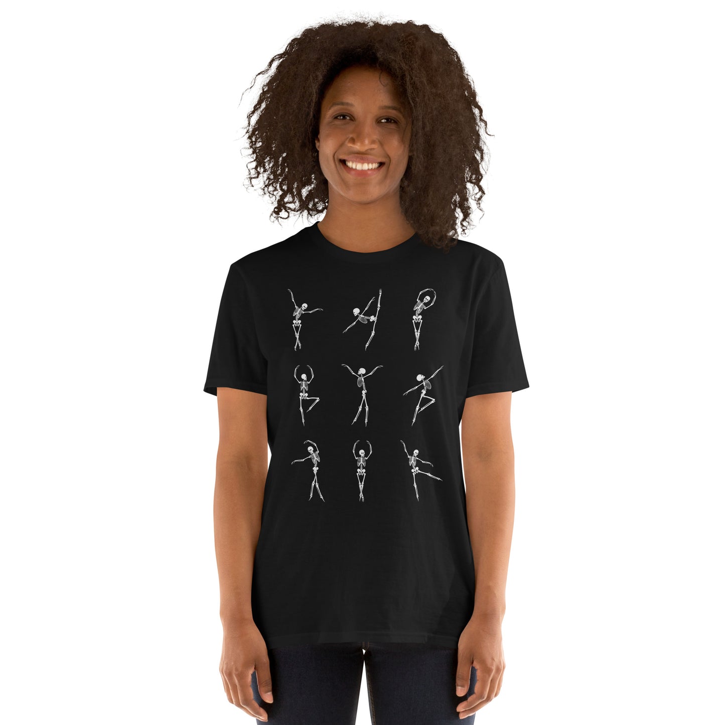 DANCING SKELETONS SHORT SLEEVE UNISEX TEE