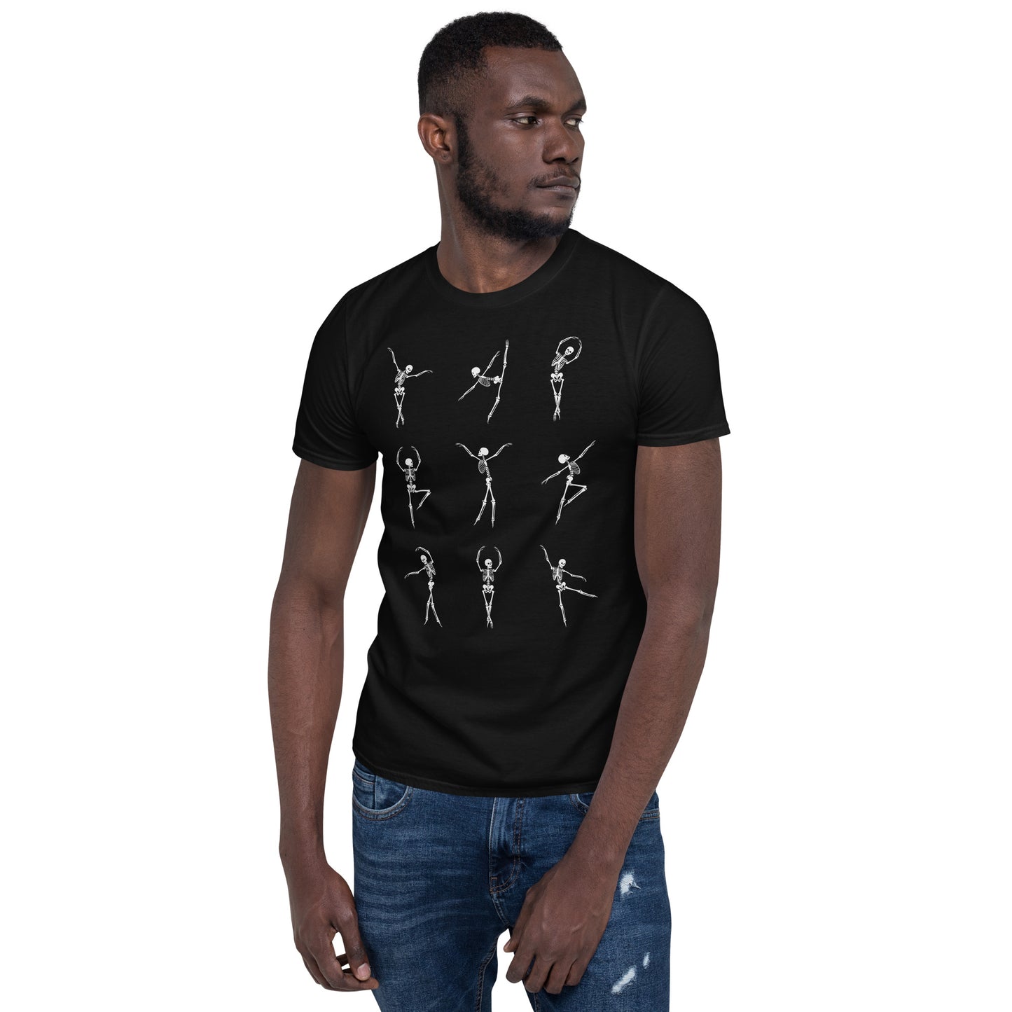 DANCING SKELETONS SHORT SLEEVE UNISEX TEE