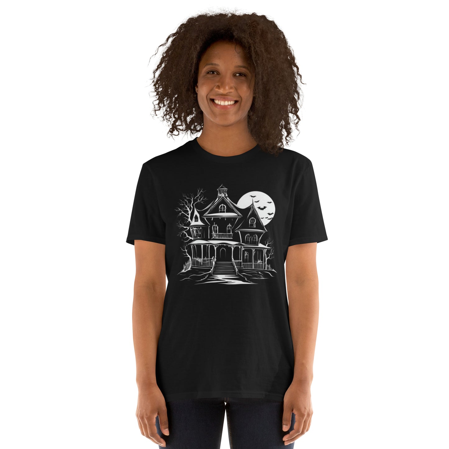 HAUNTED HOUSE SHORT SLEEVE UNISEX TEE