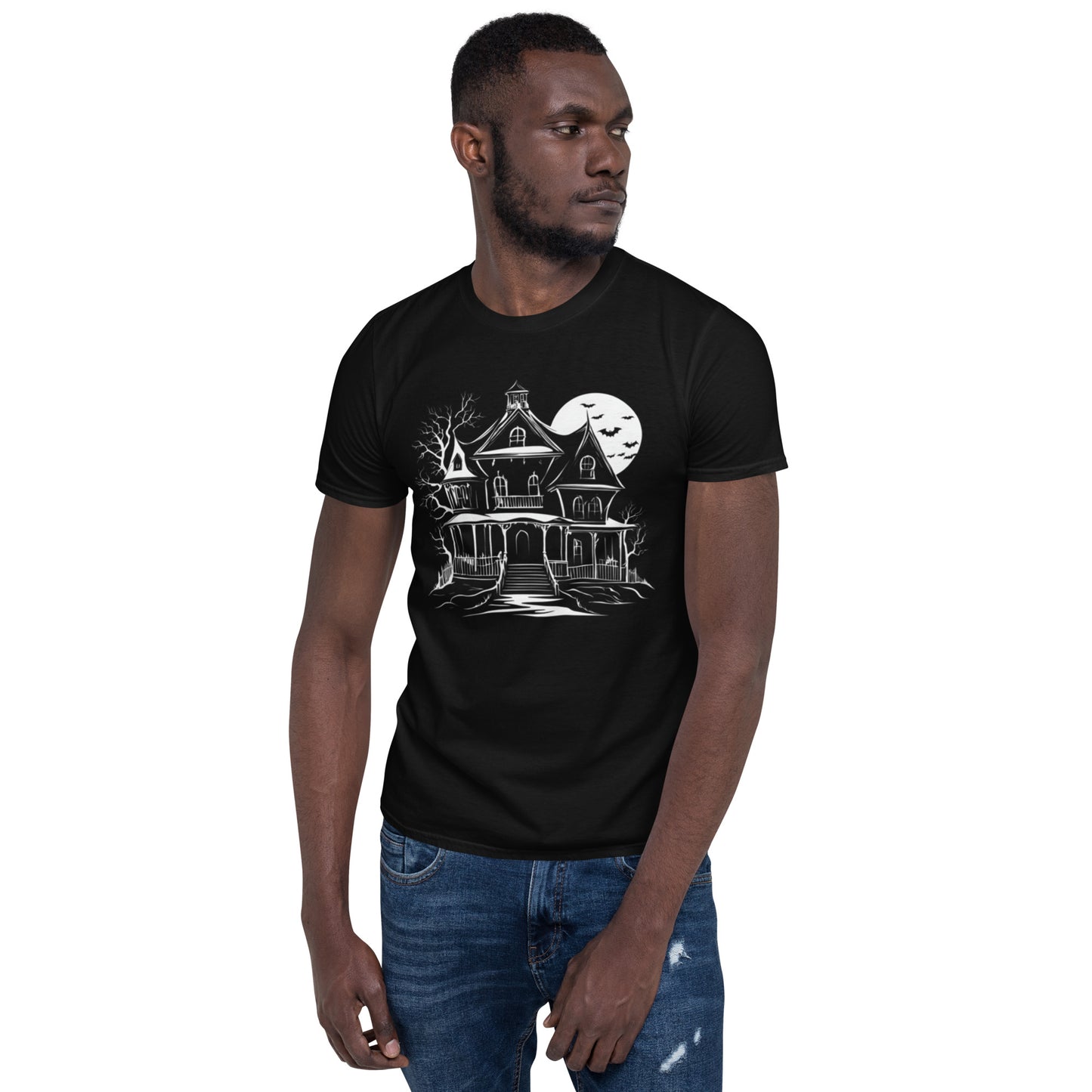 HAUNTED HOUSE SHORT SLEEVE UNISEX TEE