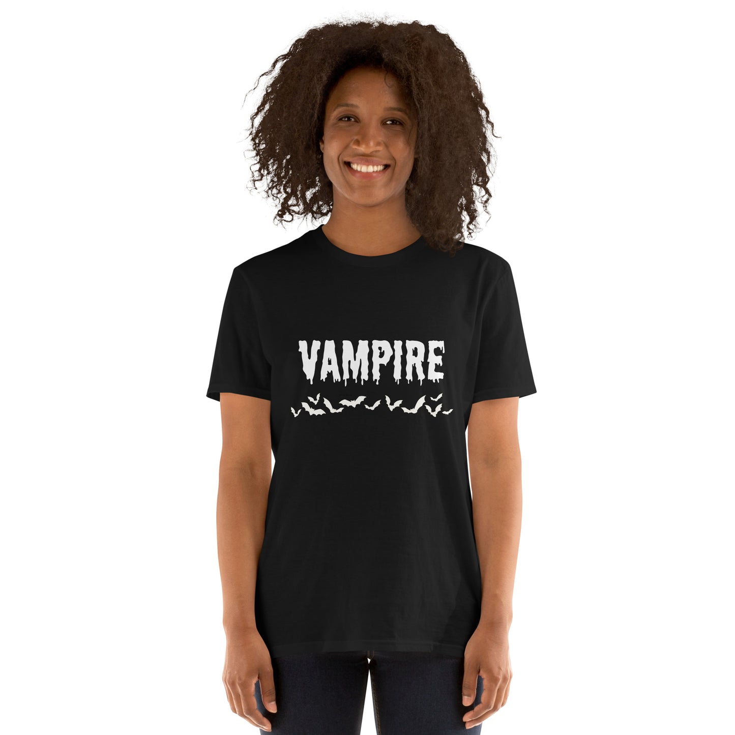 VAMPIRE (WHITE) SHORT SLEEVE UNISEX TEE