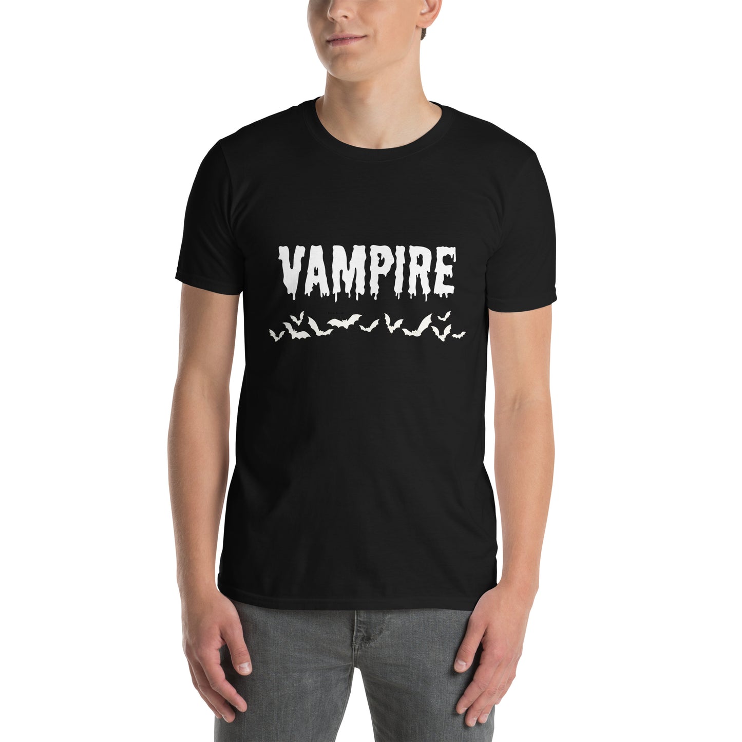 VAMPIRE (WHITE) SHORT SLEEVE UNISEX TEE