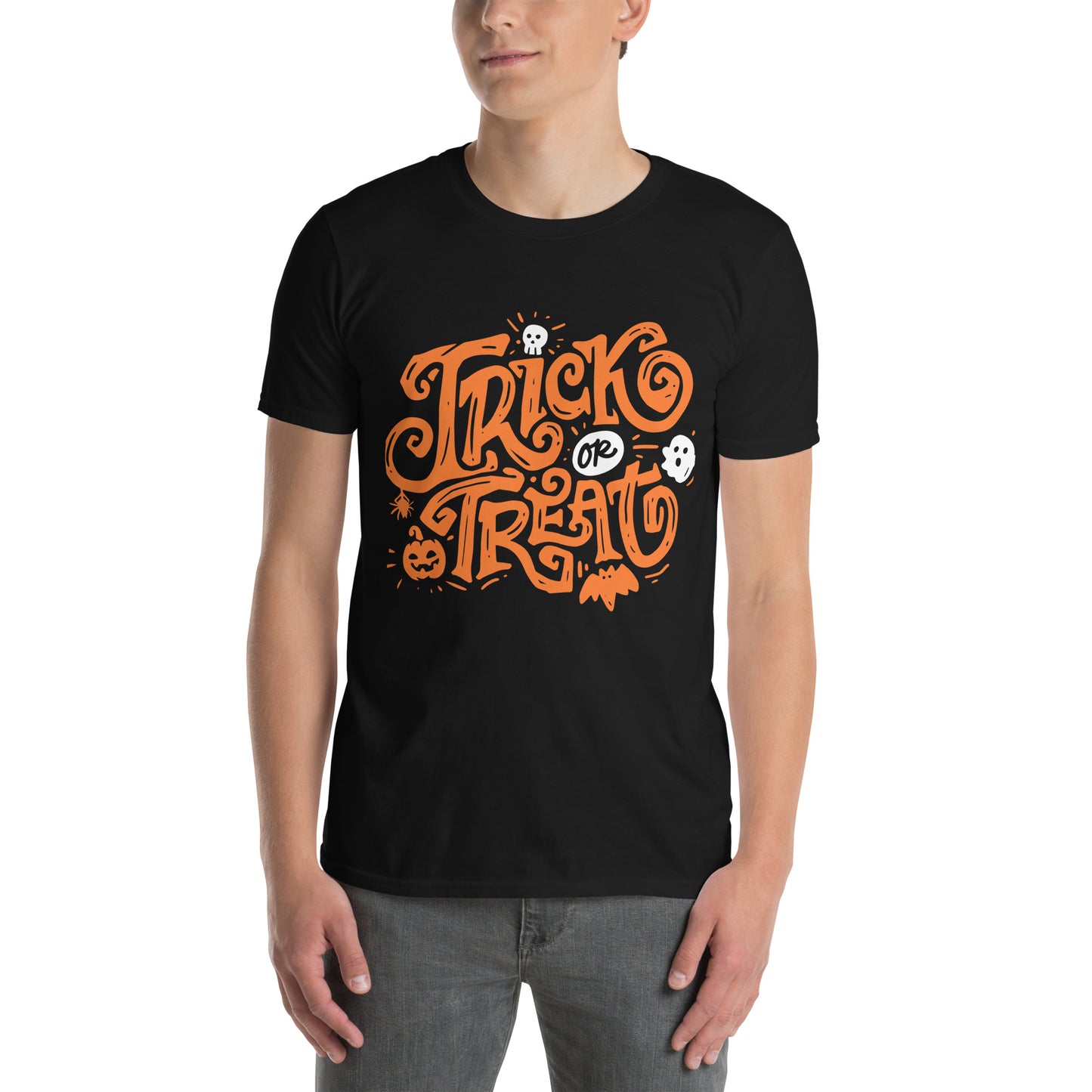 TRICK-OR-TREAT SHORT SLEEVE UNISEX TEE