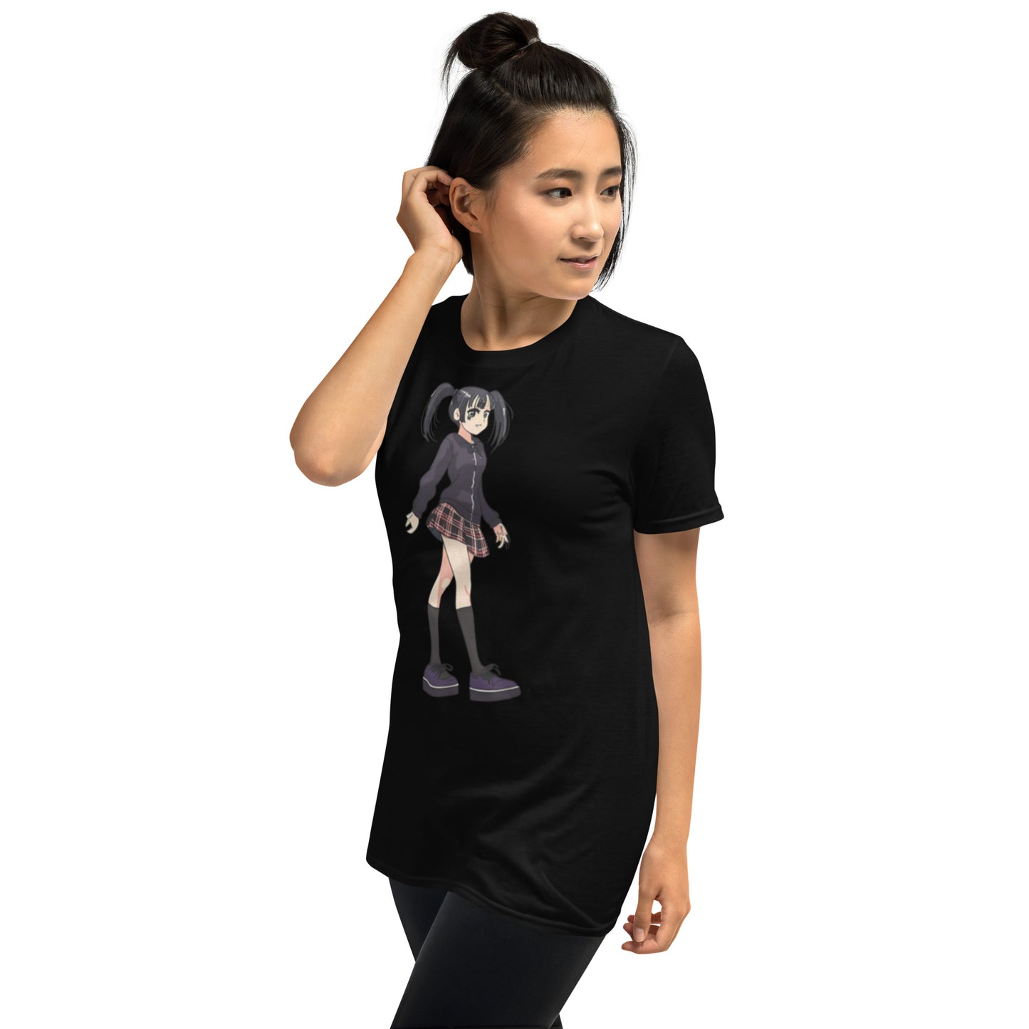 ANIME GOTH GIRL SHORT SLEEVE UNISEX TEE