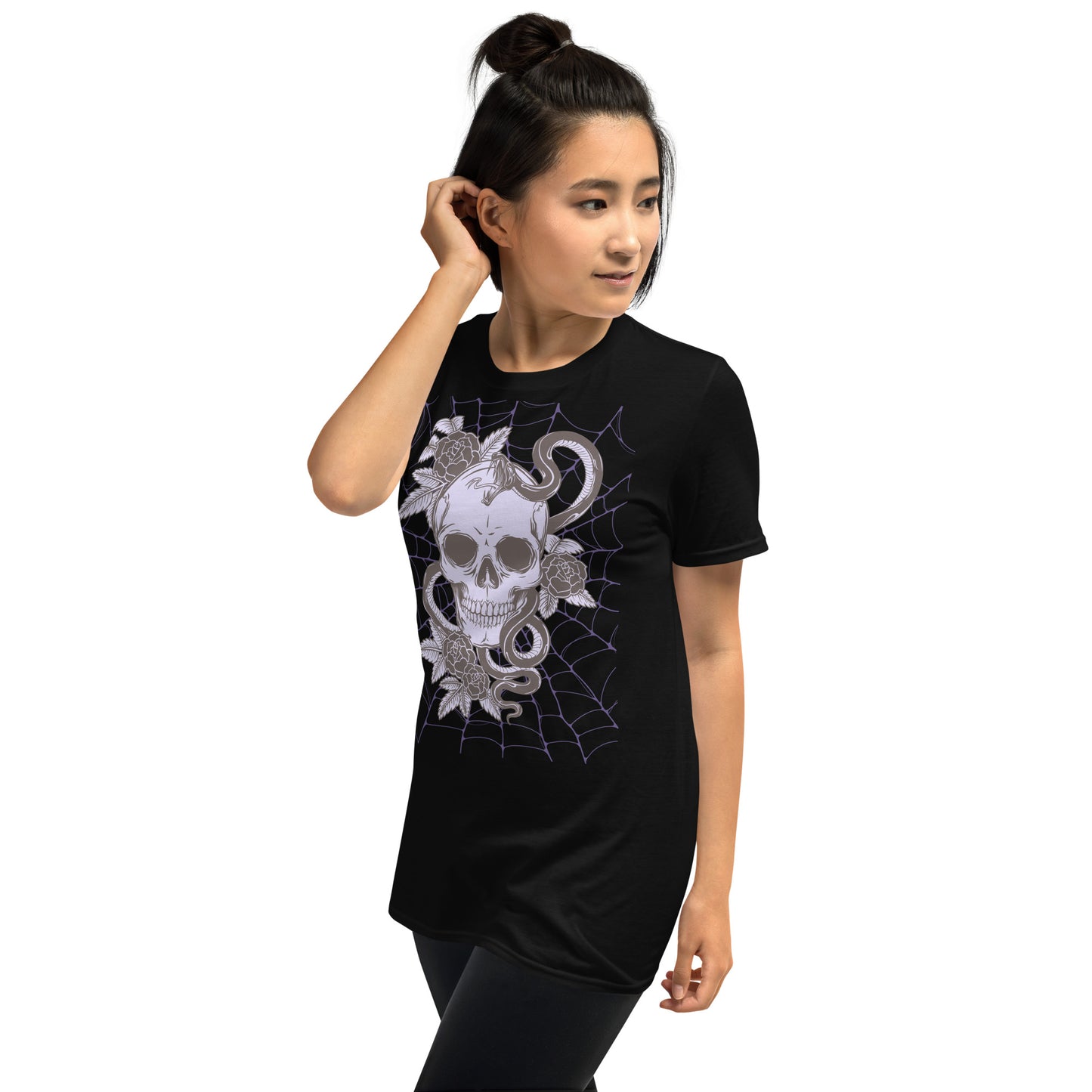 PURPLE SKULL & SNAKE SHORT SLEEVE UNISEX TEE