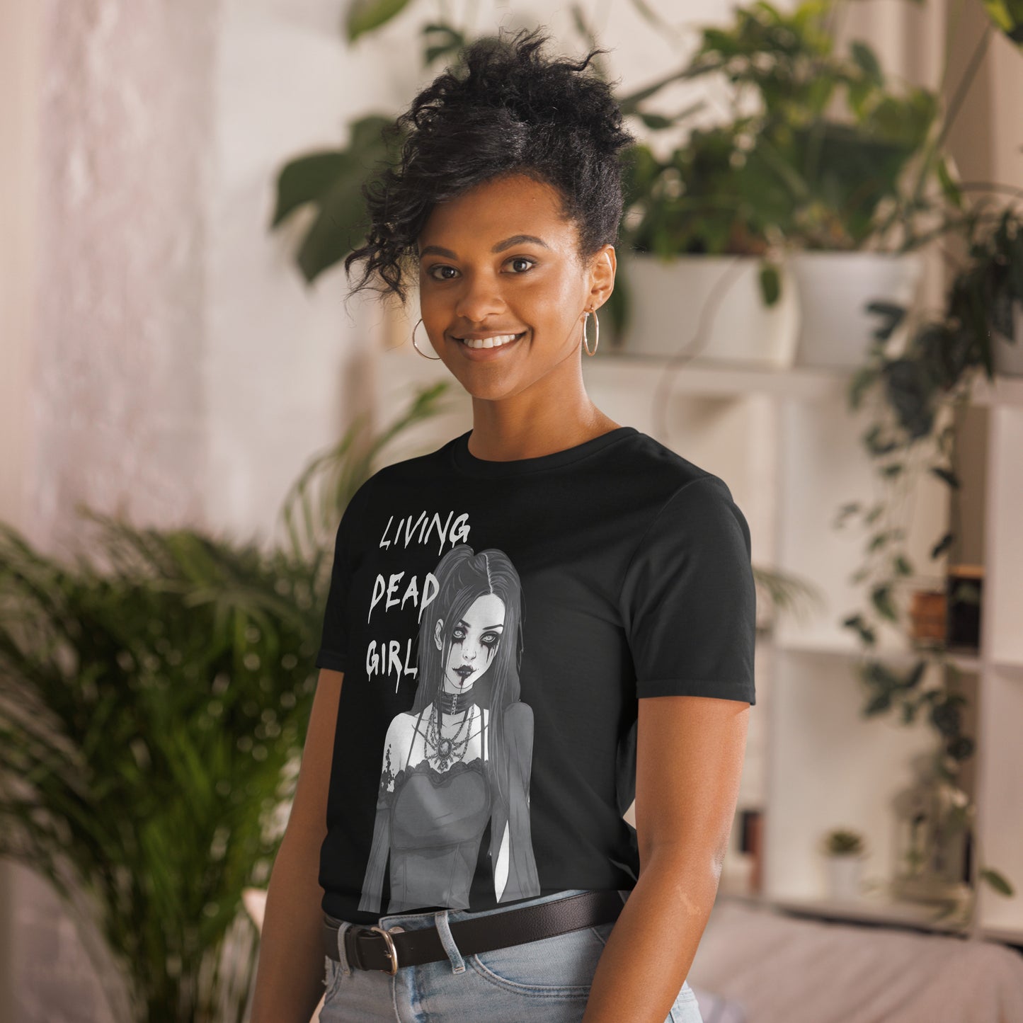 LIVING DEAD GIRL SHORT SLEEVE UNISEX TEE