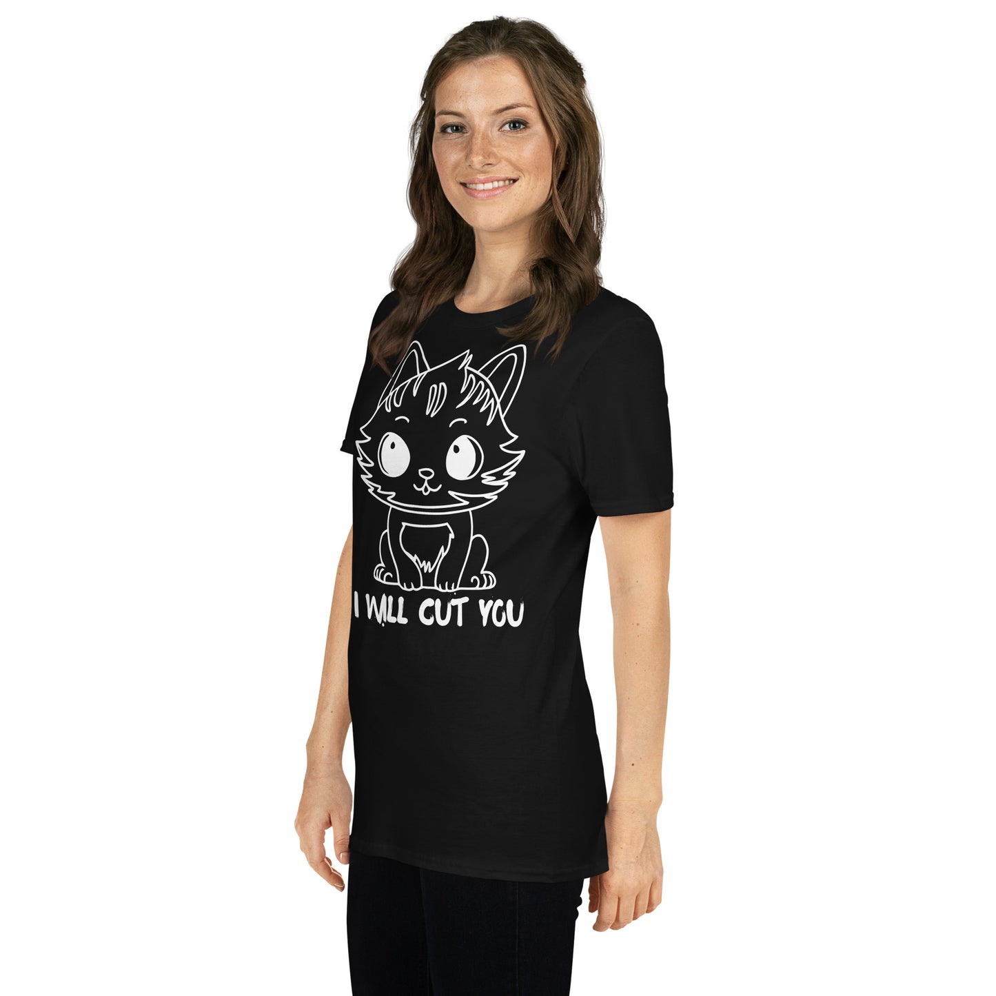 I WILL CUT YOU SHORT SLEEVE TEE