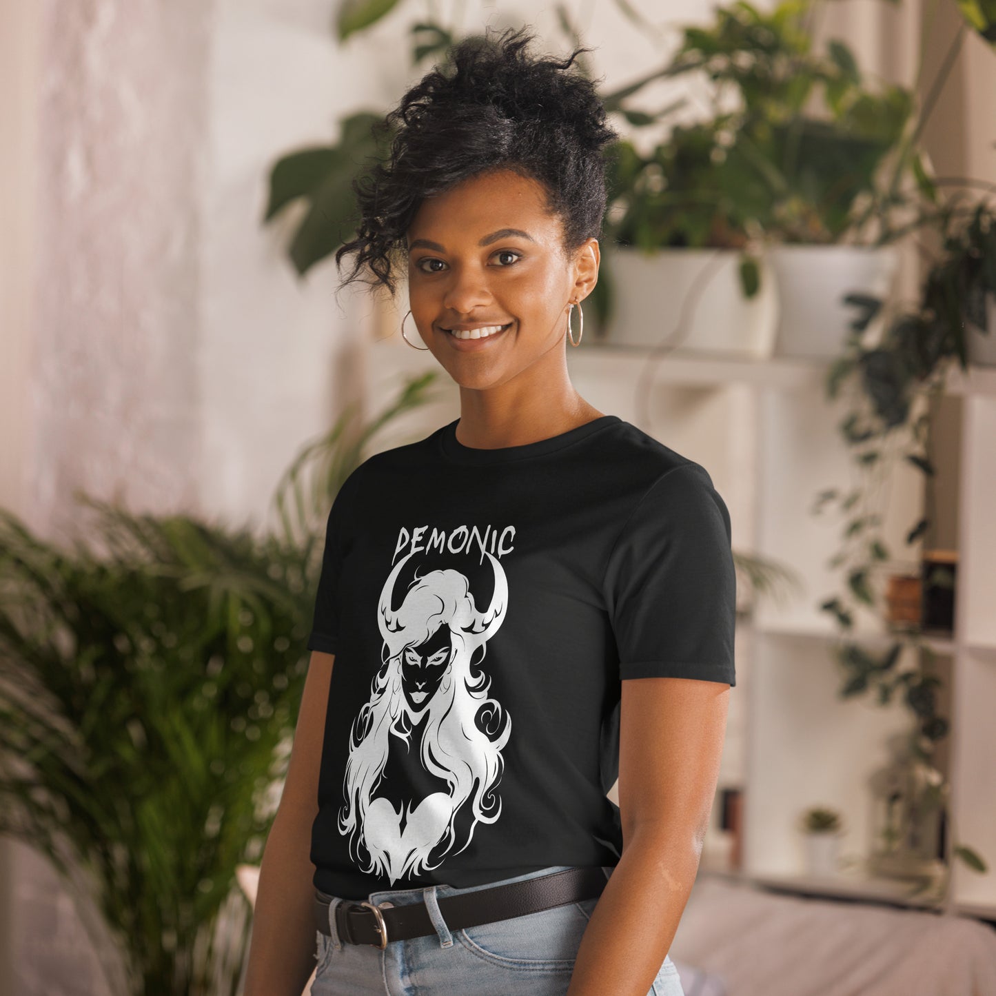 DEMONIC SHORT SLEEVE UNISEX SHIRT