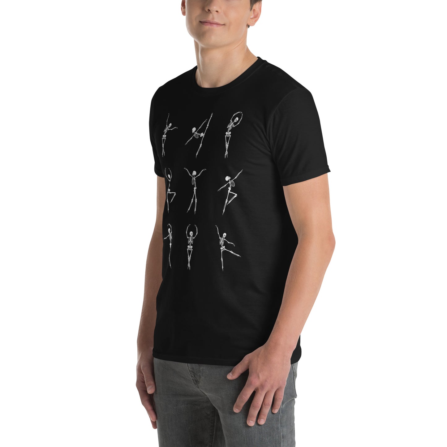 DANCING SKELETONS SHORT SLEEVE UNISEX TEE