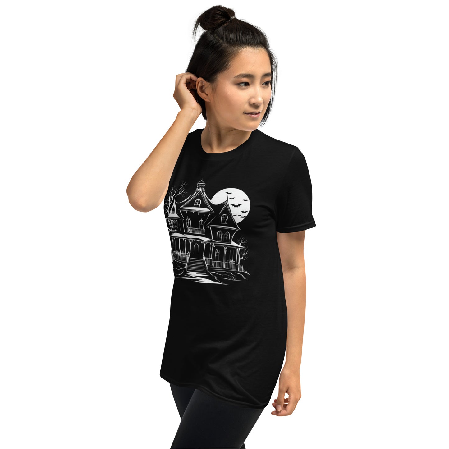 HAUNTED HOUSE SHORT SLEEVE UNISEX TEE