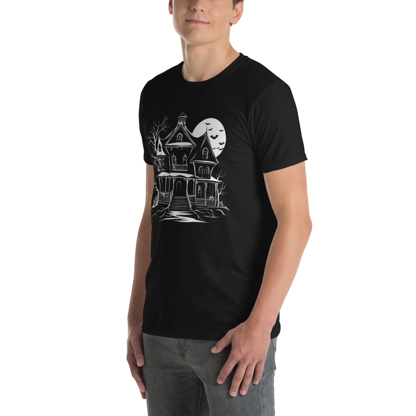 HAUNTED HOUSE SHORT SLEEVE UNISEX TEE