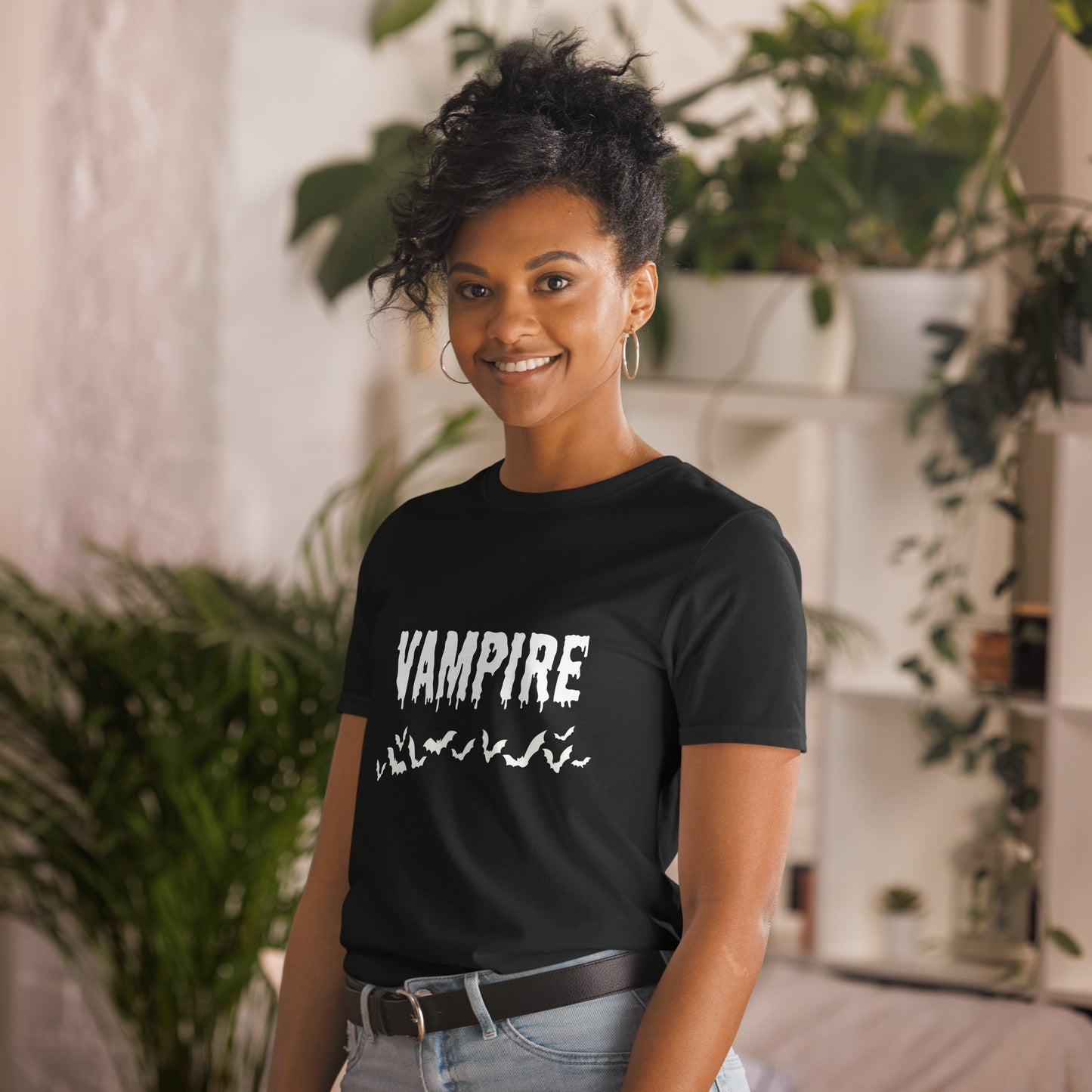 VAMPIRE (WHITE) SHORT SLEEVE UNISEX TEE
