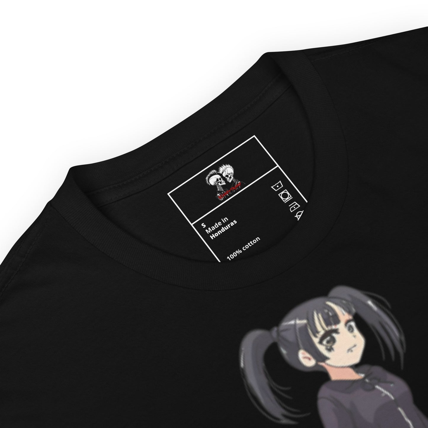 ANIME GOTH GIRL SHORT SLEEVE UNISEX TEE