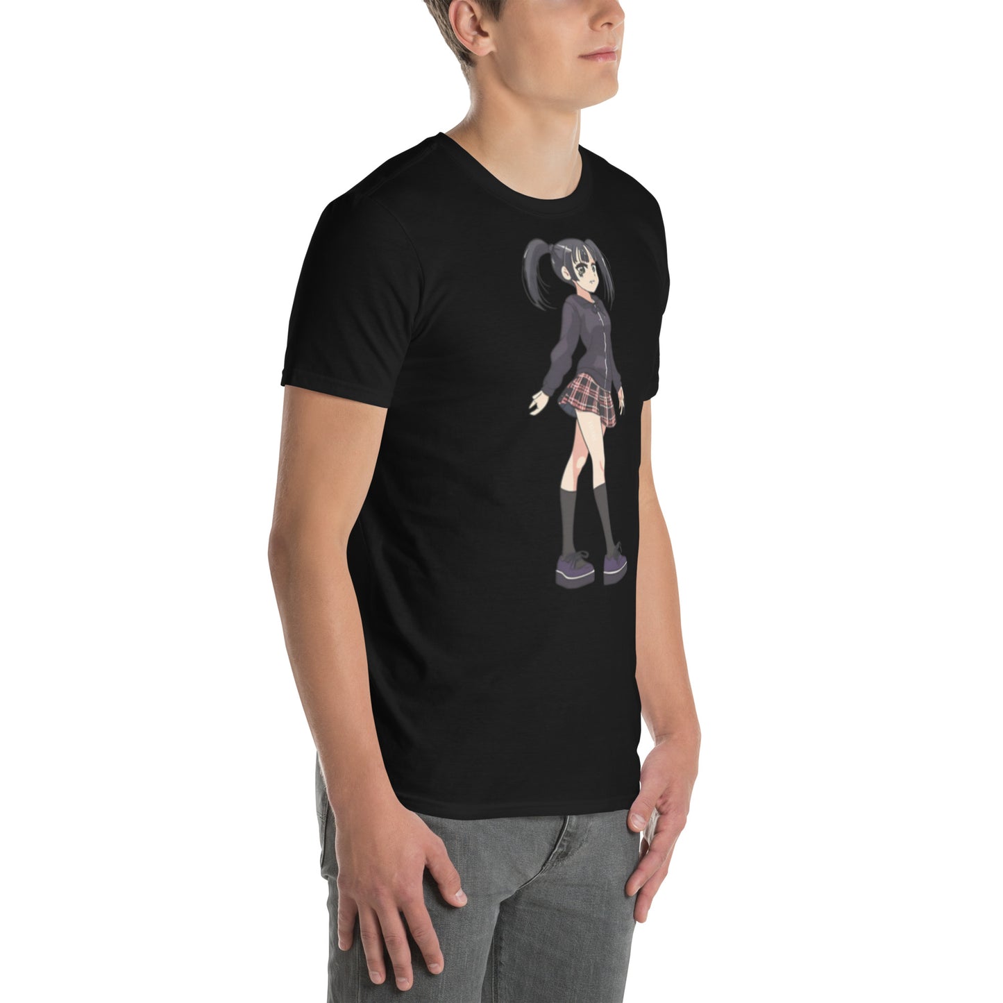 ANIME GOTH GIRL SHORT SLEEVE UNISEX TEE