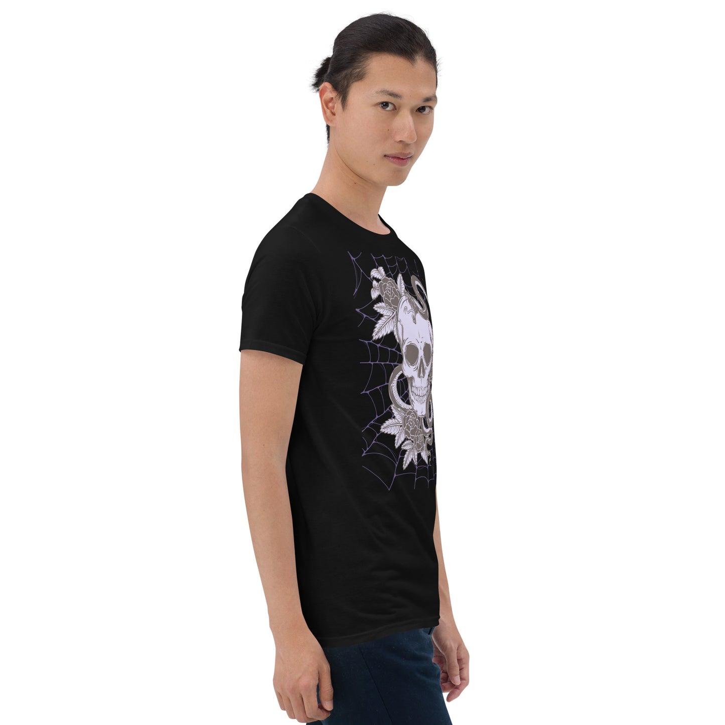 PURPLE SKULL & SNAKE SHORT SLEEVE UNISEX TEE