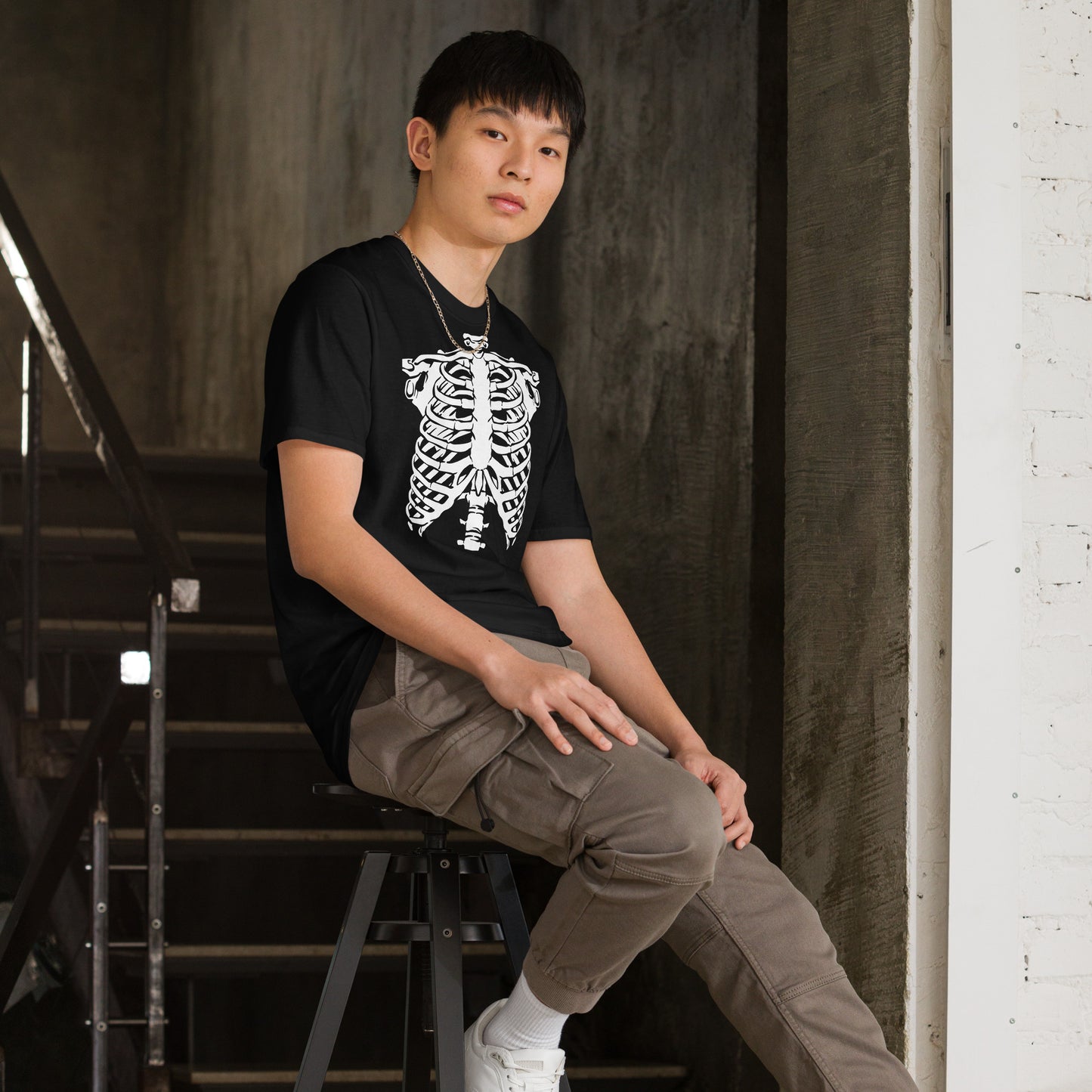 RIB CAGE SHORT SLEEVE UNISEX TEE