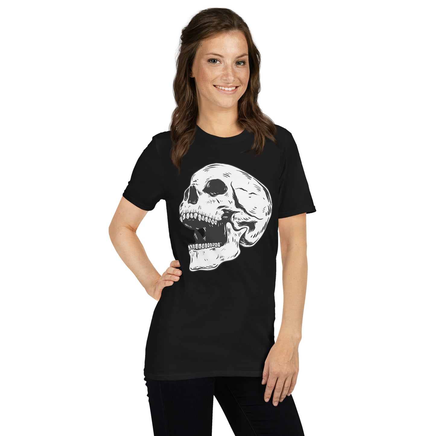 SCREAMING SKULL SHORT SLEEVE UNISEX TEE