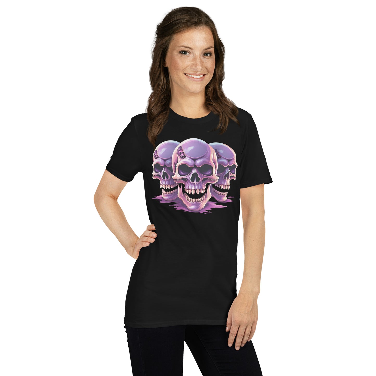 TRES SKULLS SHORT SLEEVE UNISEX TEE