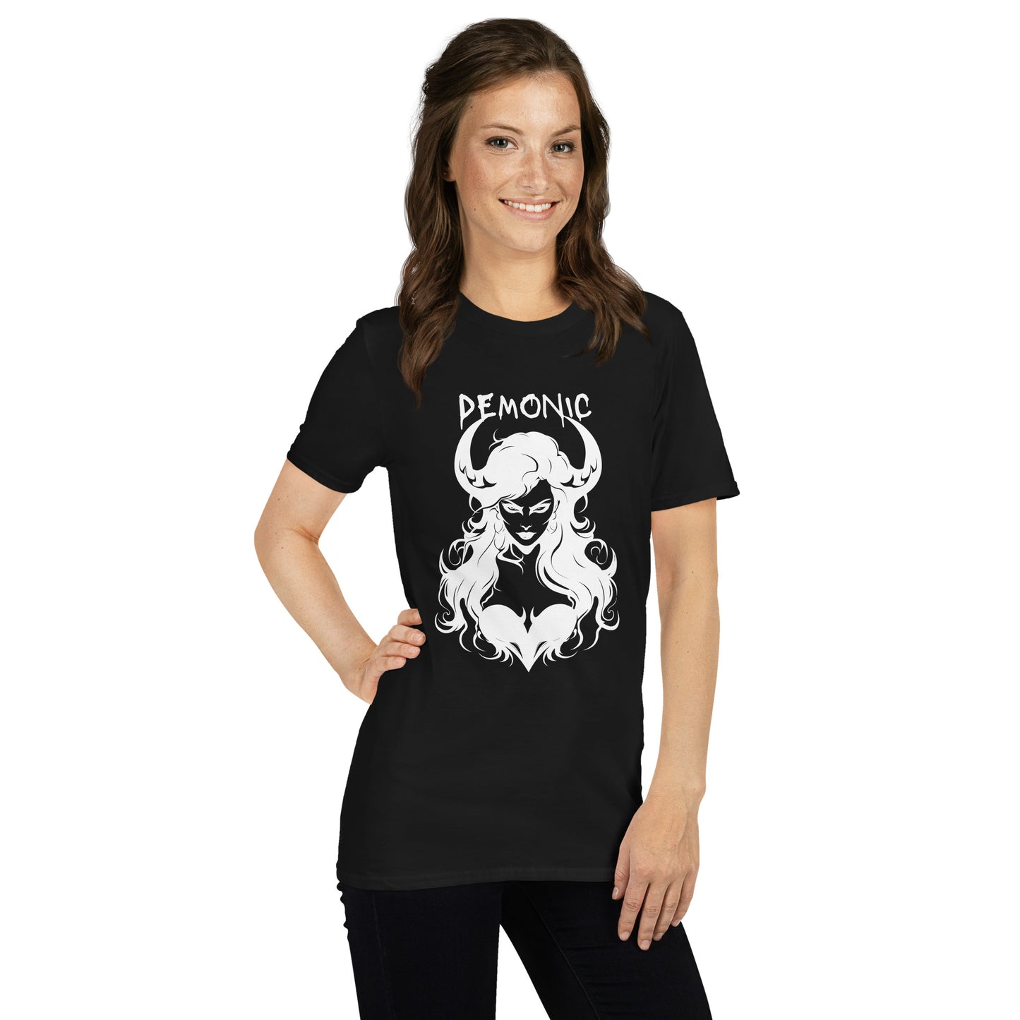 DEMONIC SHORT SLEEVE UNISEX SHIRT