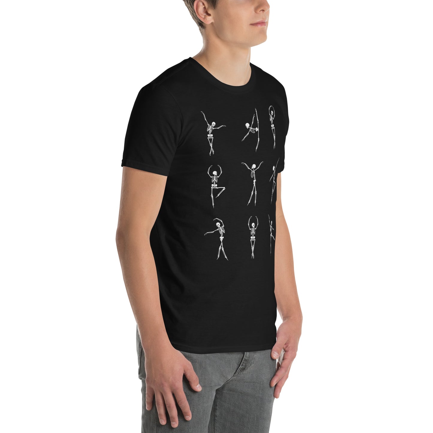 DANCING SKELETONS SHORT SLEEVE UNISEX TEE