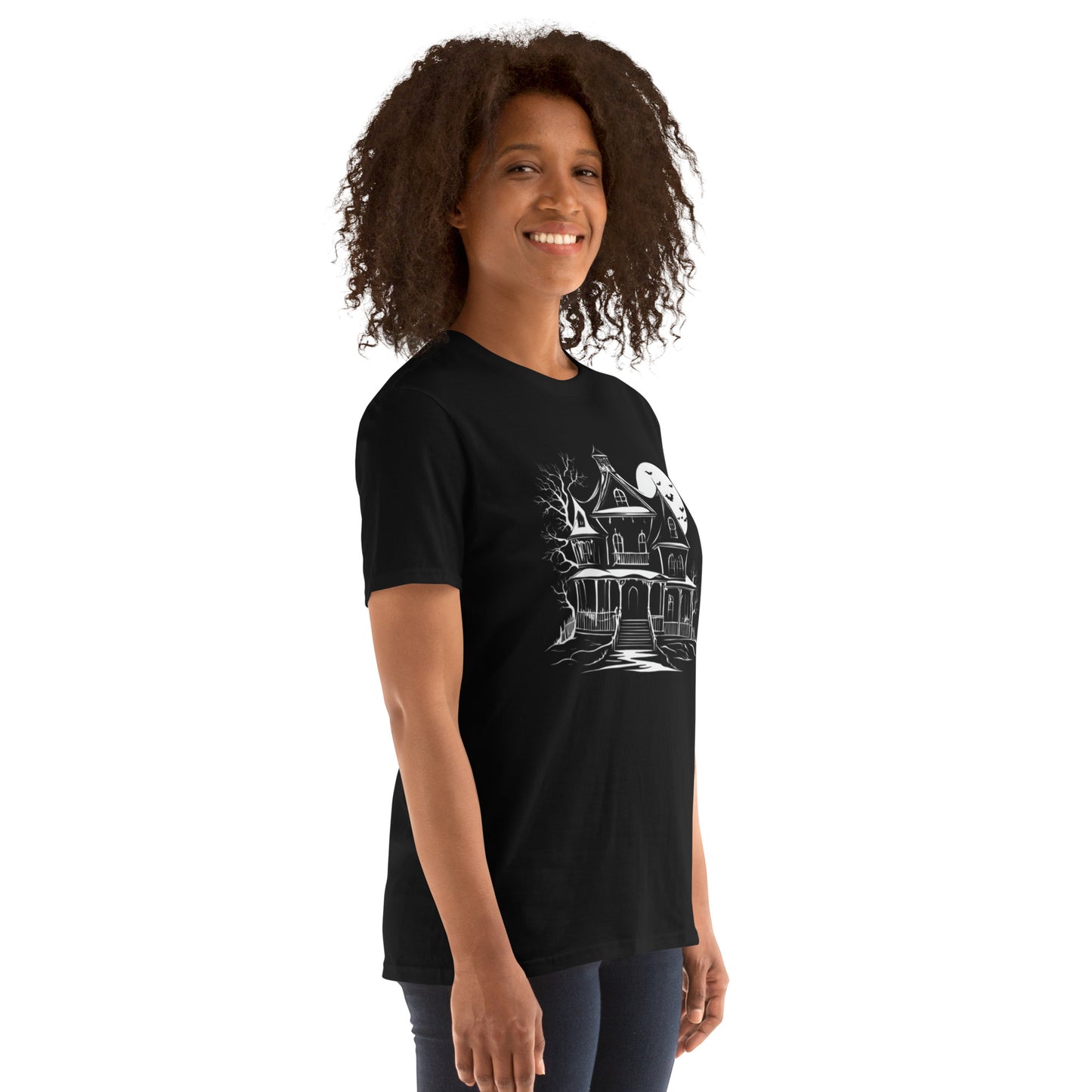 HAUNTED HOUSE SHORT SLEEVE UNISEX TEE