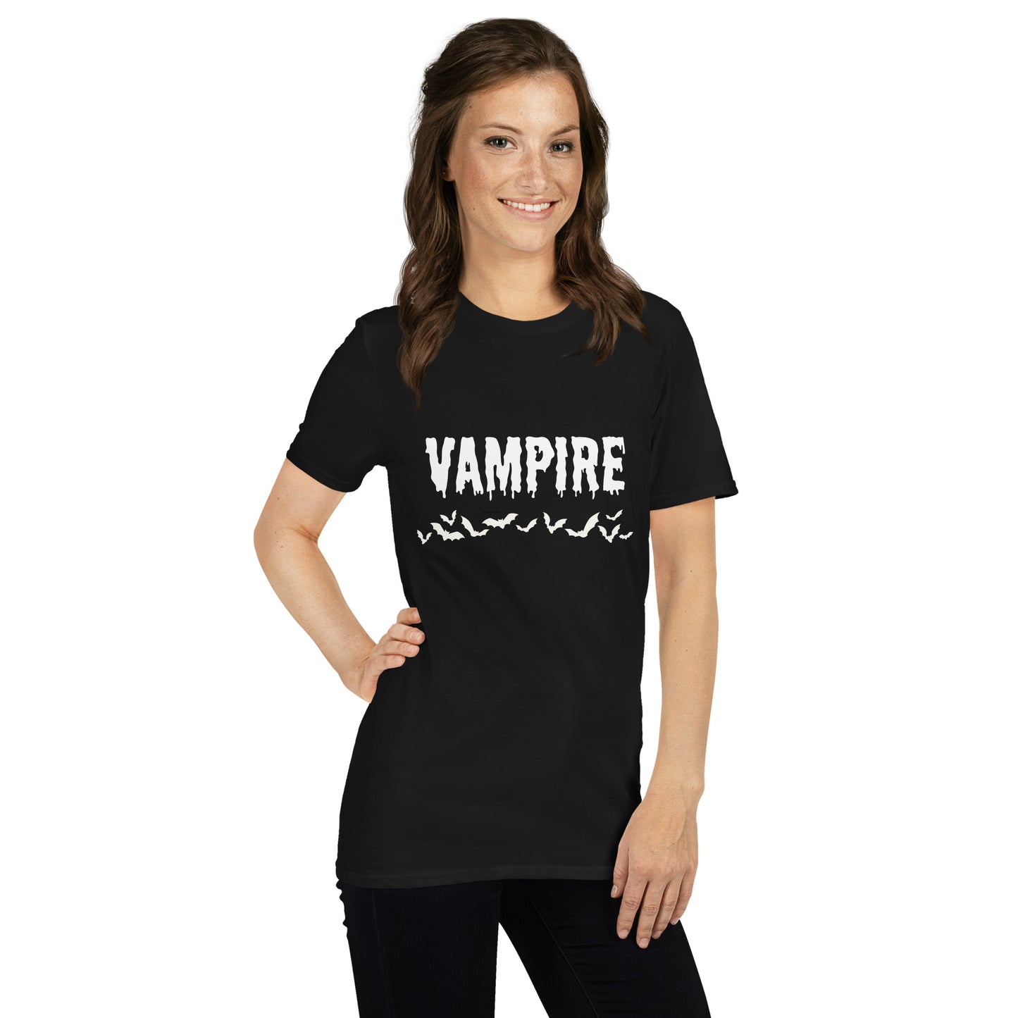VAMPIRE (WHITE) SHORT SLEEVE UNISEX TEE