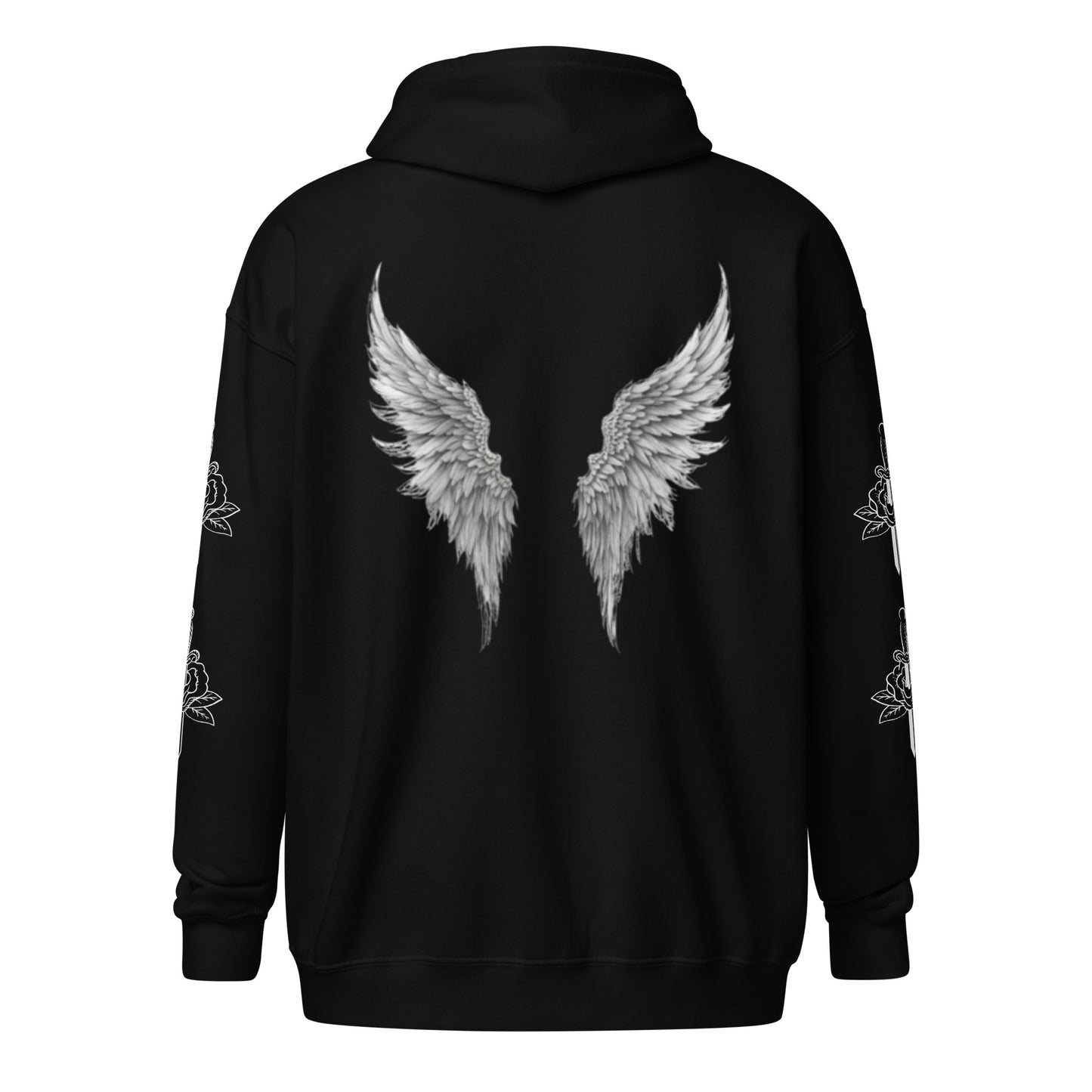 ANGEL WINGS UNISEX ZIP-UP HOODIE