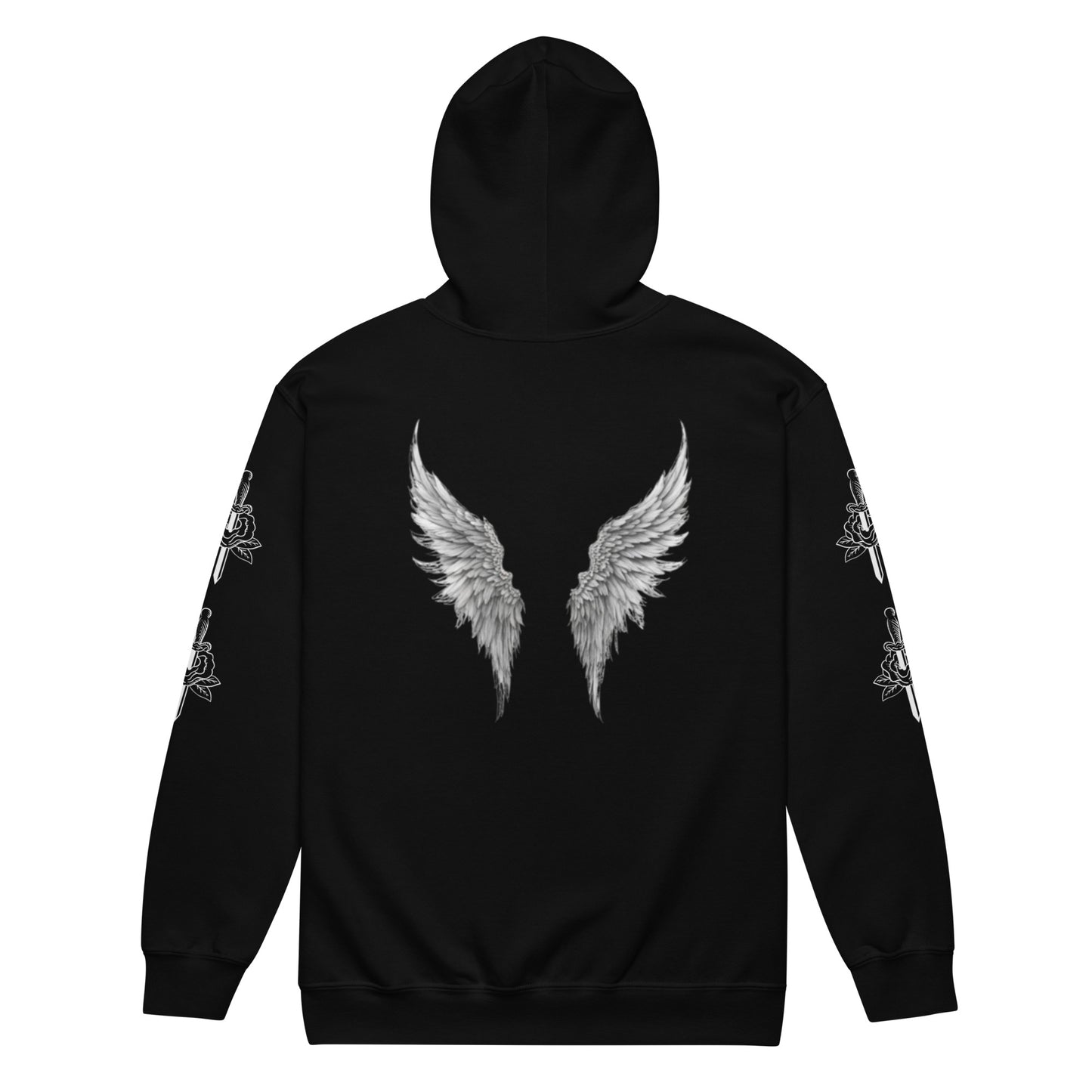 ANGEL WINGS UNISEX ZIP-UP HOODIE