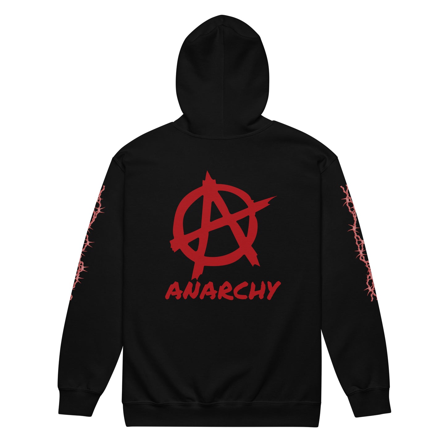 ANARCHY UNISEX ZIP HOODIE