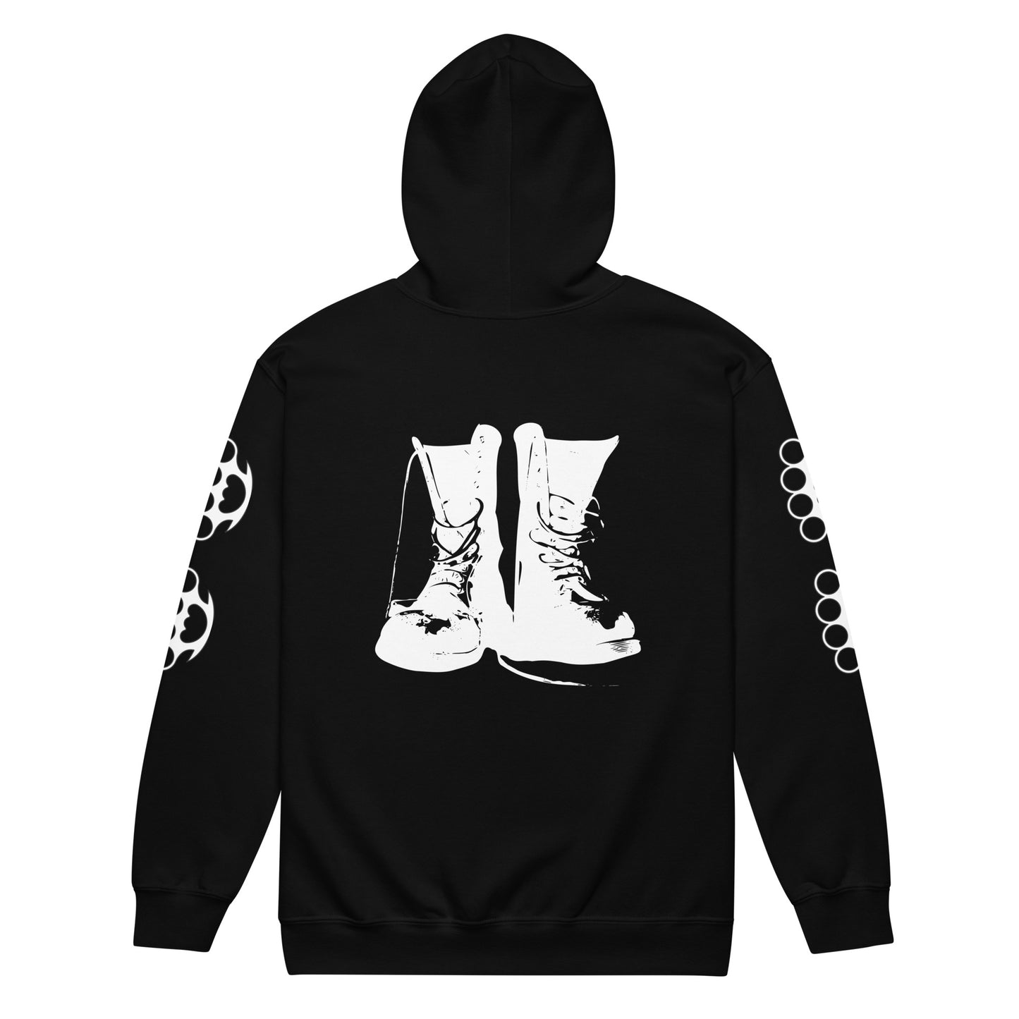 COMBAT BOOTS UNISEX ZIP HOODIE