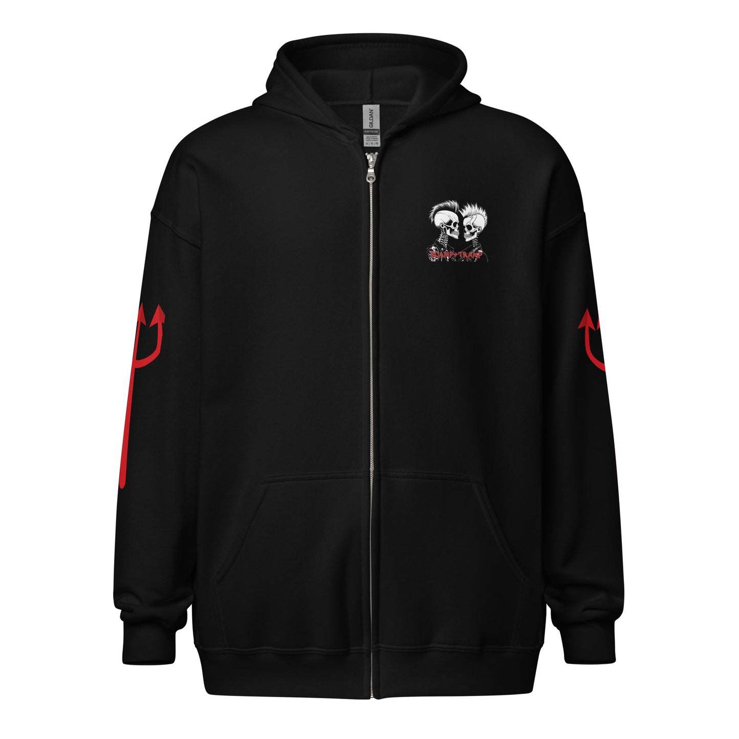 RED DEVIL UNISEX ZIP HOODIE