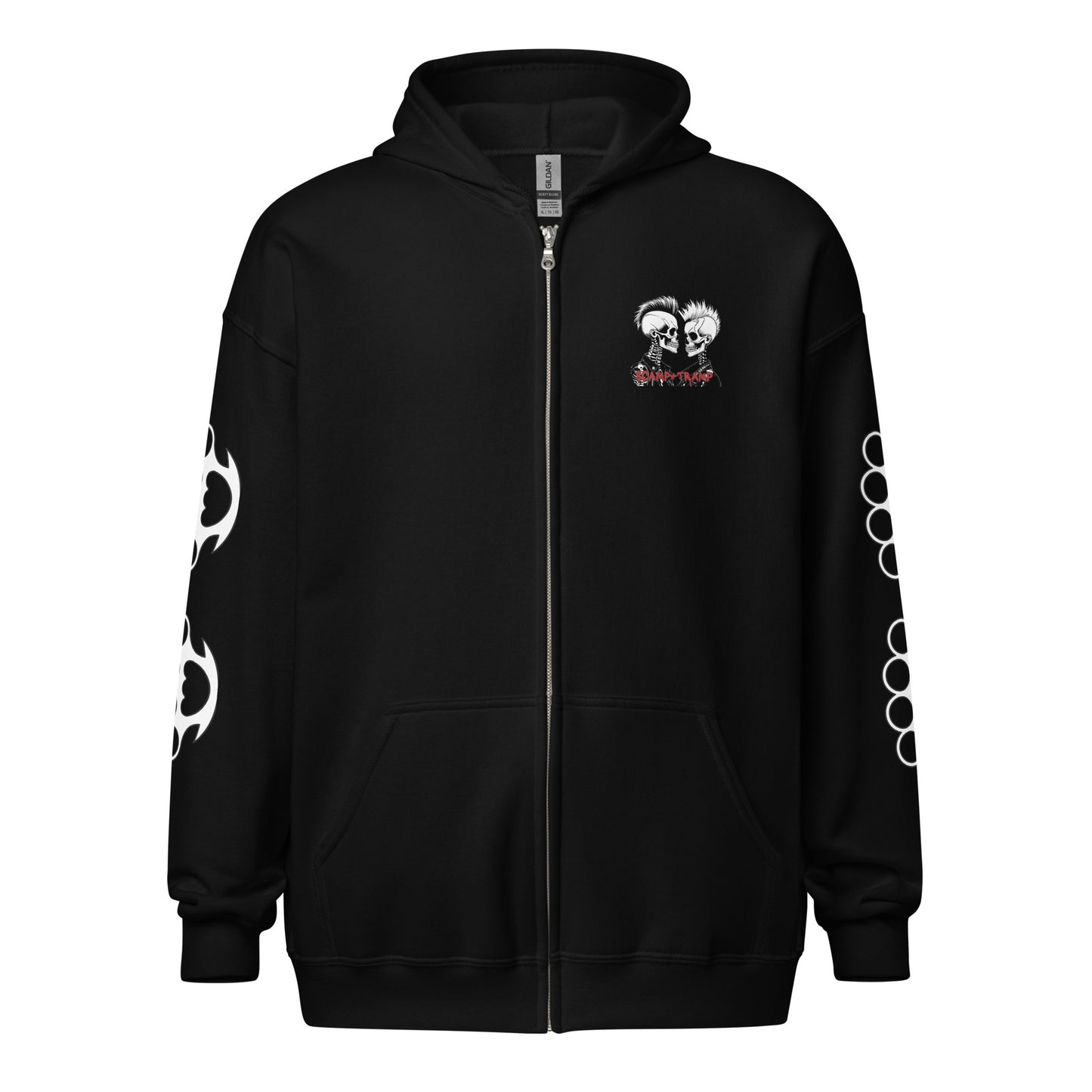 COMBAT BOOTS UNISEX ZIP HOODIE