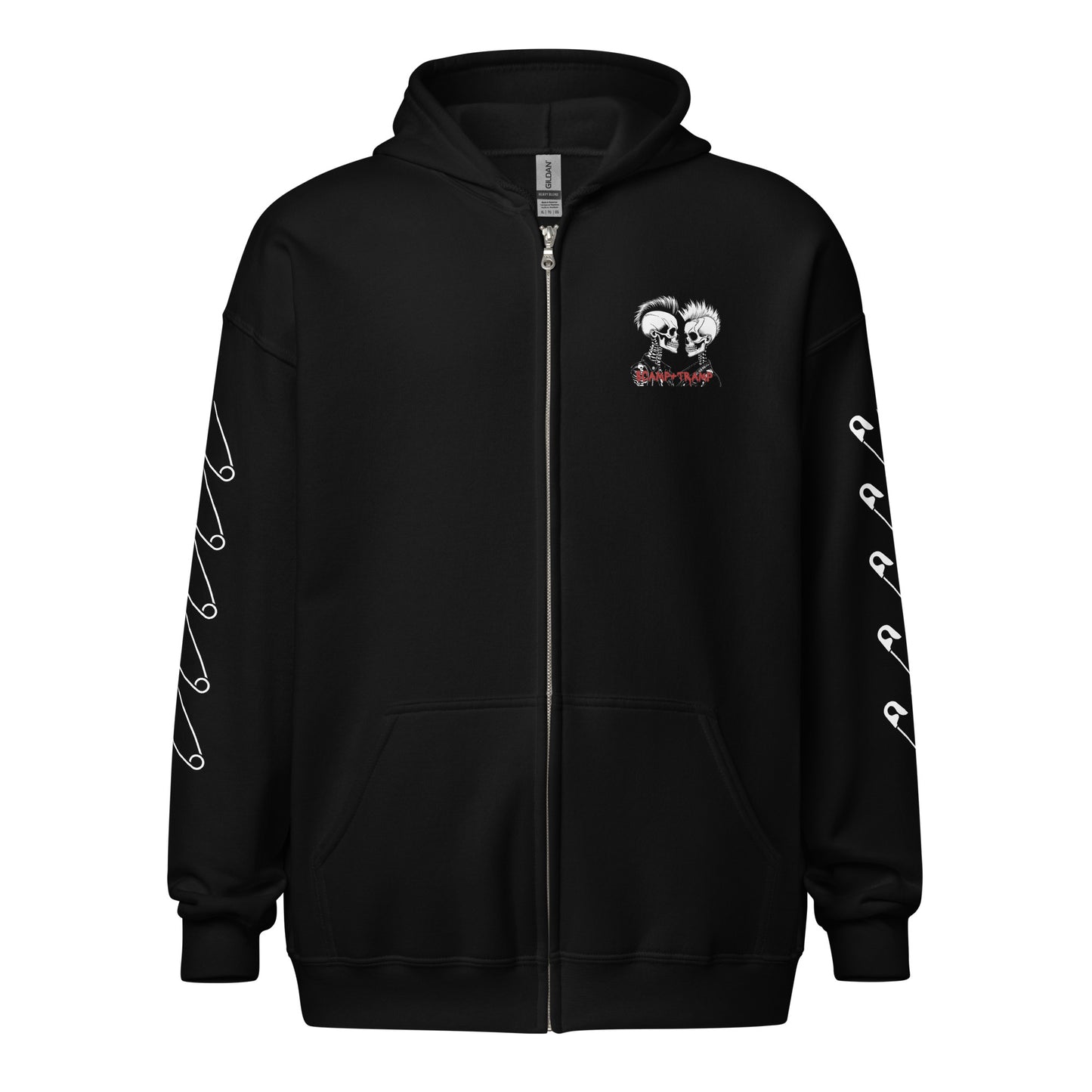 PUNK'S NOT DEAD UNISEX ZIP HOODIE