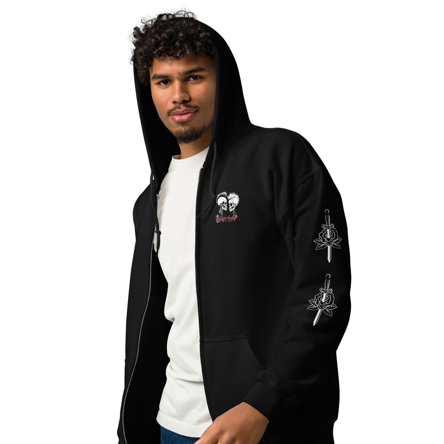 ANGEL WINGS UNISEX ZIP-UP HOODIE