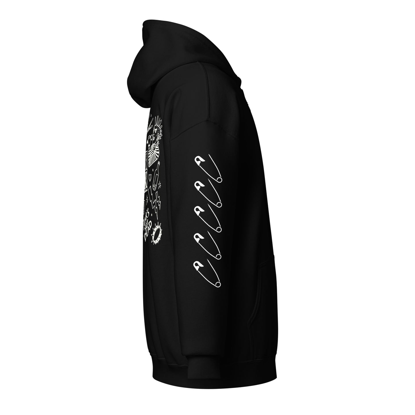 PUNK'S NOT DEAD UNISEX ZIP HOODIE