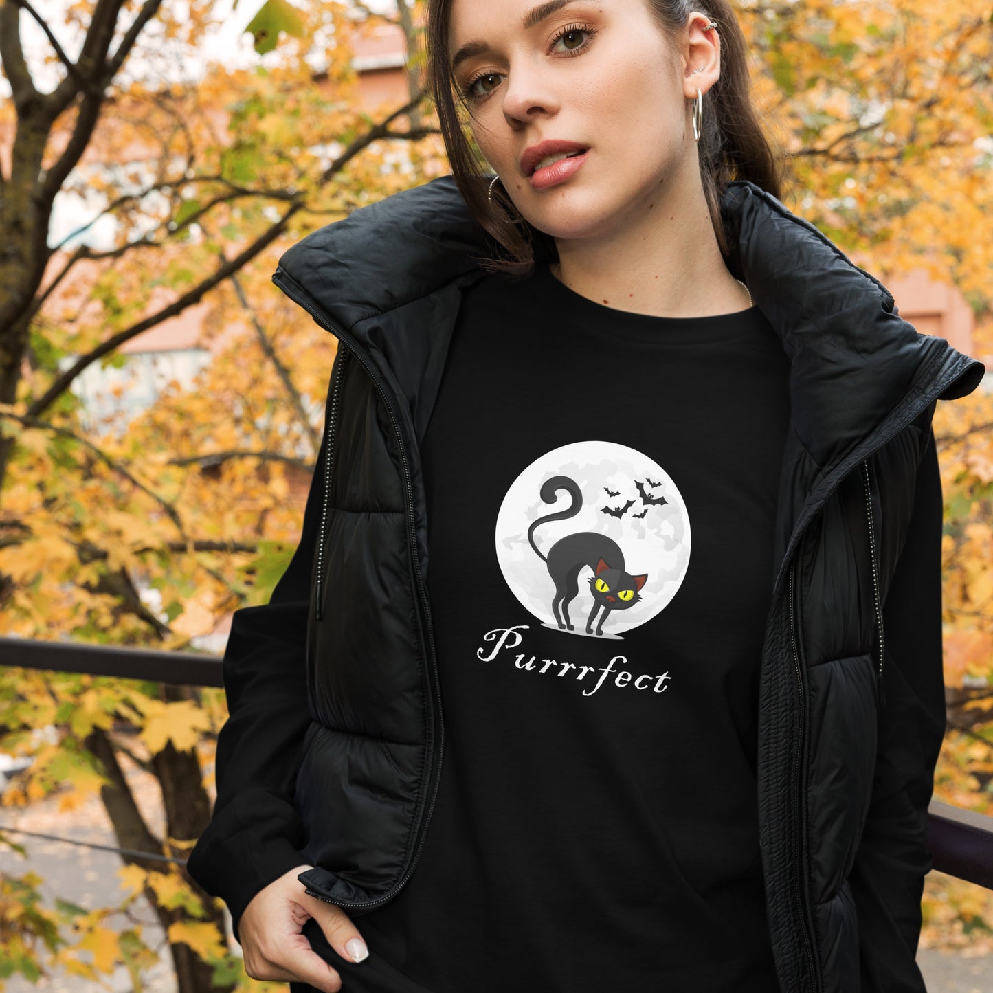 PURRRFECT UNISEX LONG SLEEVE TEE