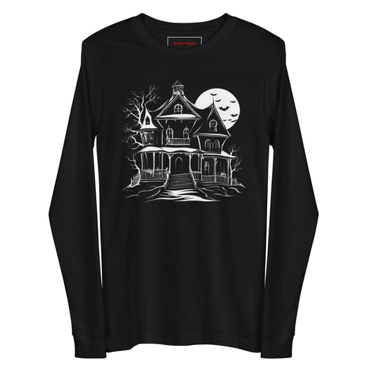 HAUNTED HOUSE UNISEX LONG SLEEVE TEE